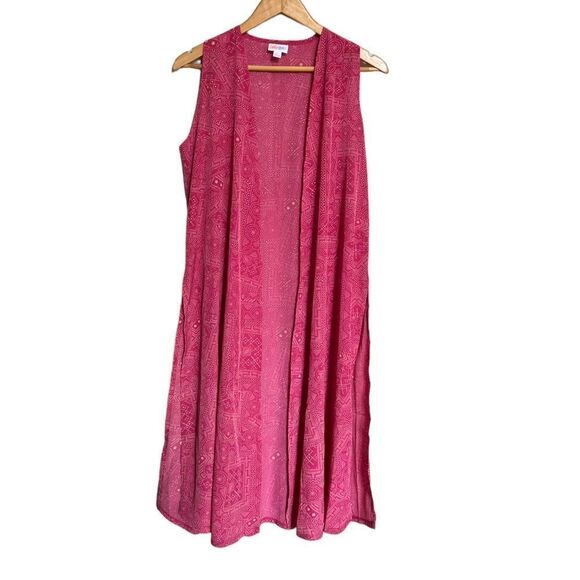 LuLaRoe Joy Vest Pink Size Small NWT - Picture 1 of 7